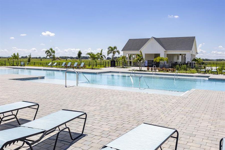 Enjoy 7-acres of amenities including a pool, clubhouse, dog park, green space, and trails. Enjoy 7-acres of amenities including a pool, clubhouse, dog park, green space, and trails.
