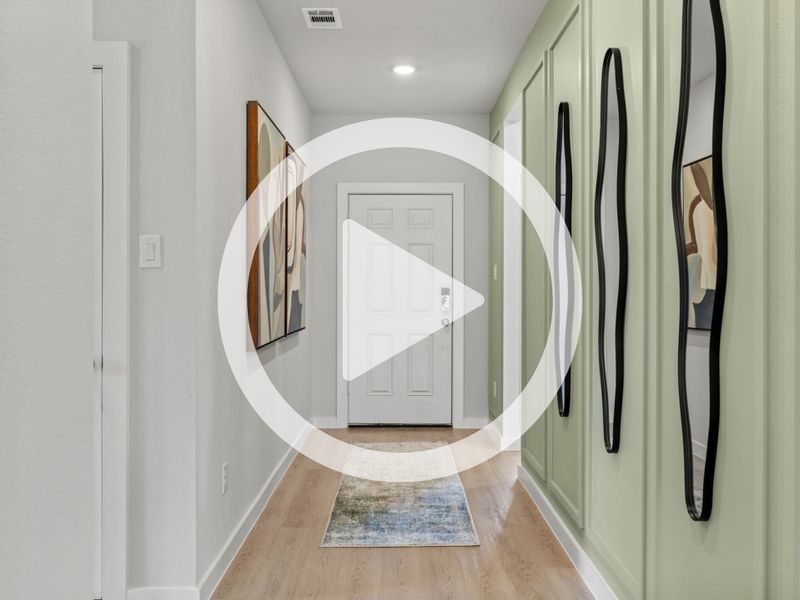 Furnished interior in a model home at MiraVerde in Crowley (Image 3).