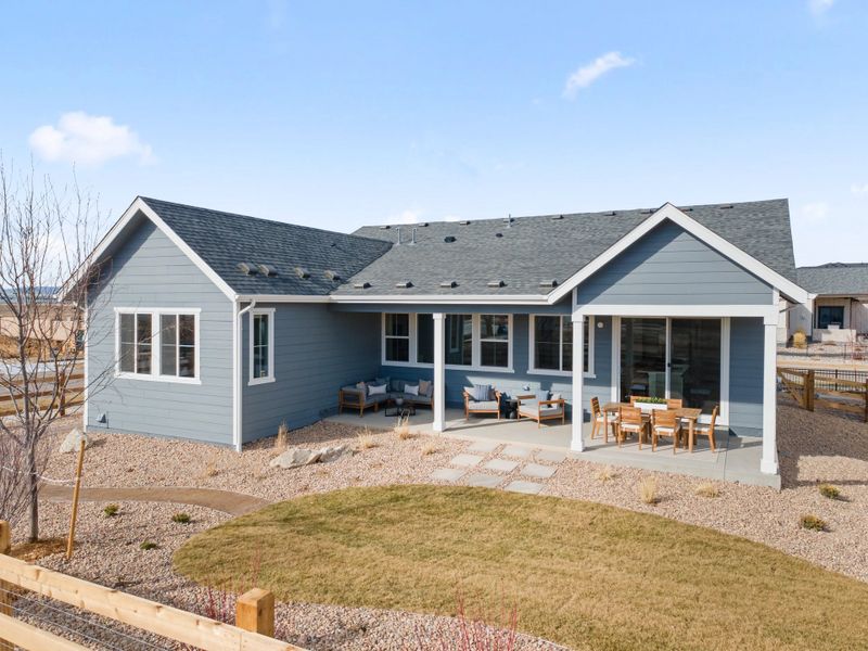 Exterior details of a home in The Aurora Highlands, Aurora (Image 6).