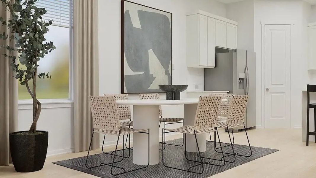 Furnished interior in a model home at Northlake in San Antonio (Image 6).