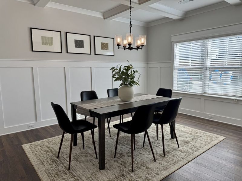 Furnished interior in a model home at Springside Reserve in Powder Springs (Image 46).