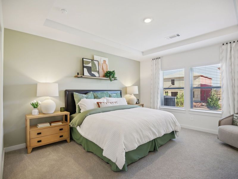 Furnished interior in a model home at River Ridge in Clarksville (Image 8). Furnished interior in a model home at River Ridge in Clarksville (Image 8).