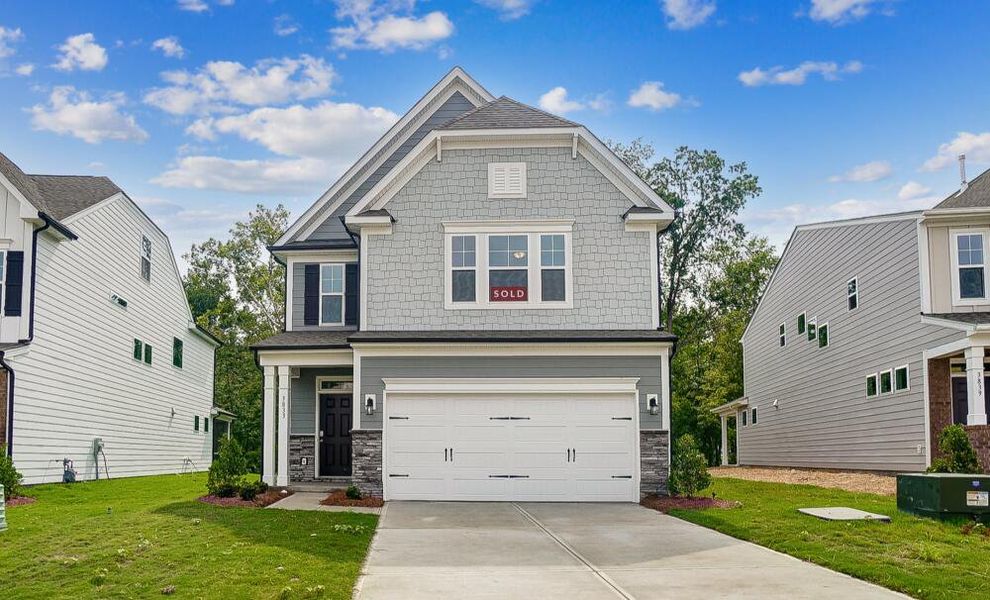 Front exterior of a home in the Caldwell Forest community, located in Charlotte, NC (Image 9).