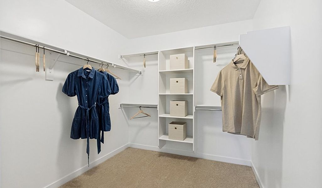 Furnished interior in a model home at Redstone at Sterling Ranch in Colorado Springs (Image 12).
