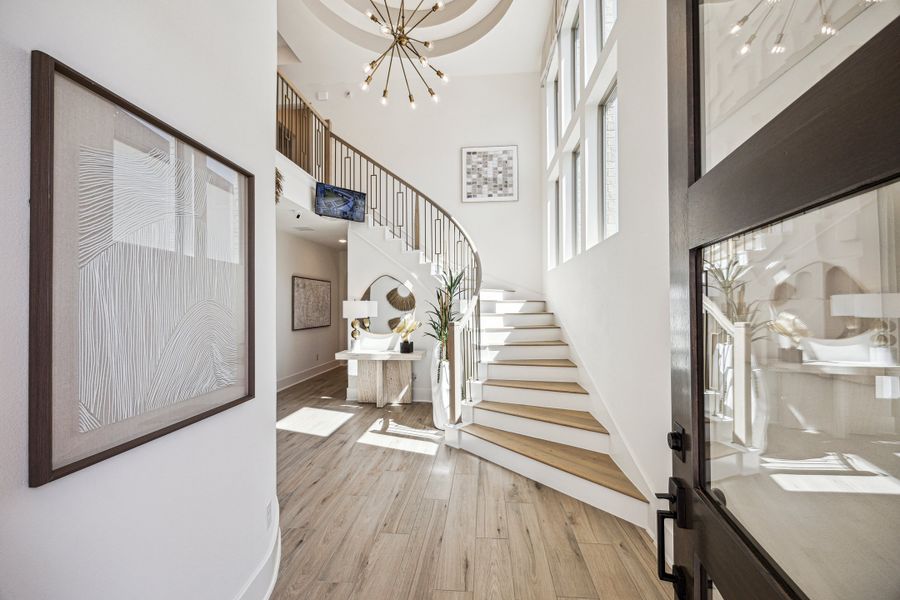 Furnished interior in a model home at Candela South - 40' in Richmond (Image 3).