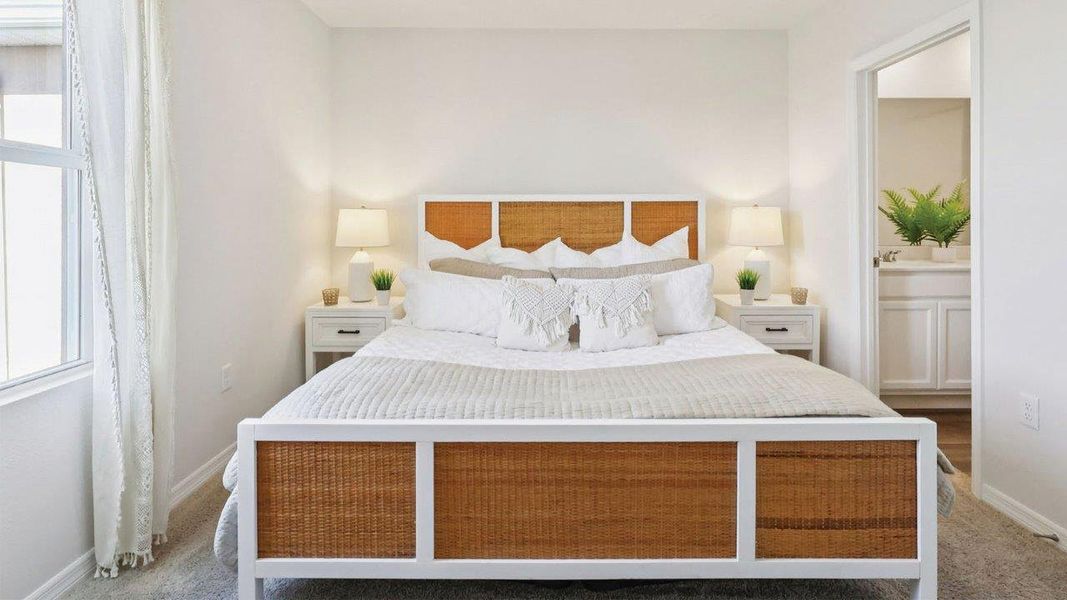 Furnished interior in a model home at Brentwood in Davenport (Image 26).