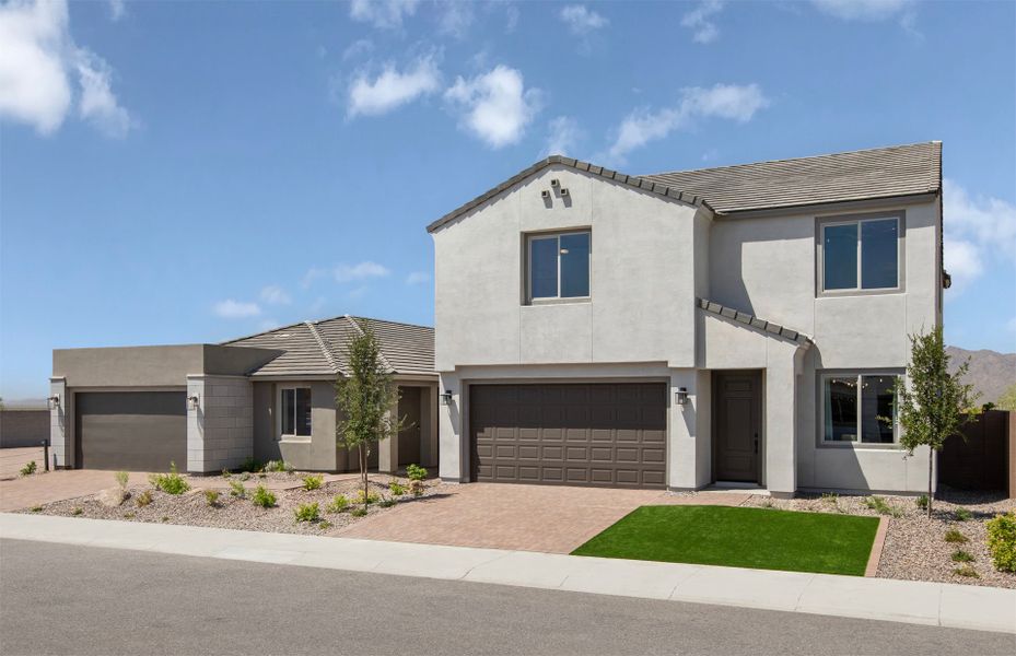 Front exterior of a home in the Upper Canyon community, located in Phoenix, AZ (Image 15).