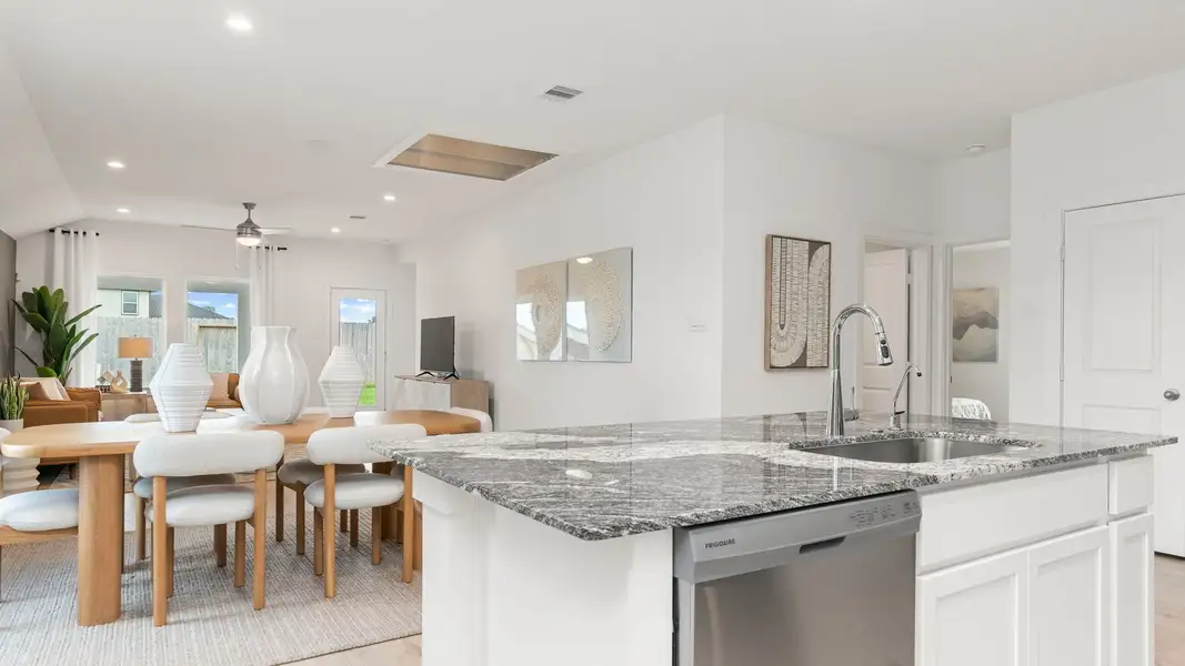 Furnished interior in a model home at Sorrento in Richmond (Image 20).