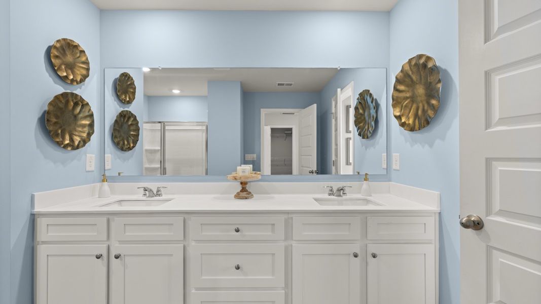 Furnished interior in a model home at Brookland Commons in Monroe (Image 21).