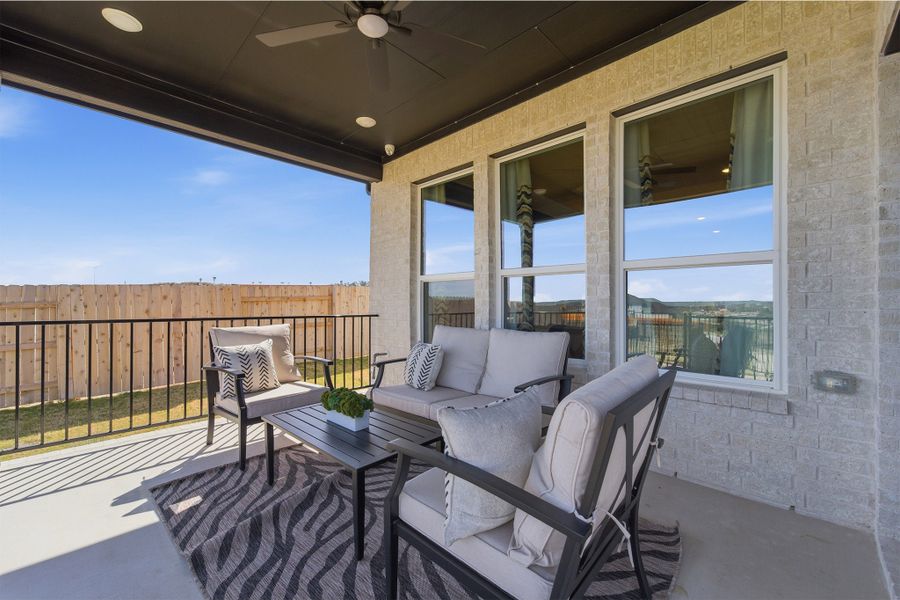 Exterior details of a home in Lariat, Liberty Hill (Image 19).