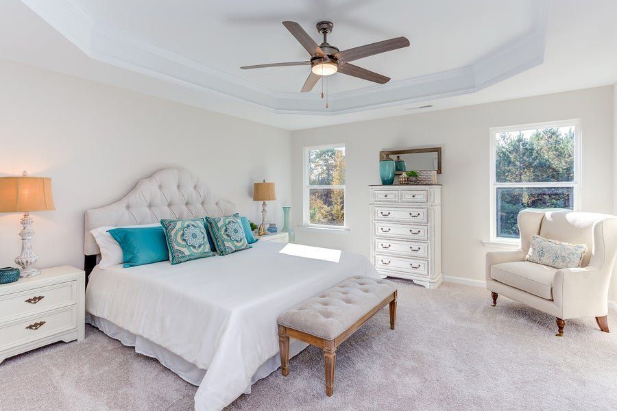 Furnished interior in a model home at The Farm at Neill's Creek in Lillington (Image 7).