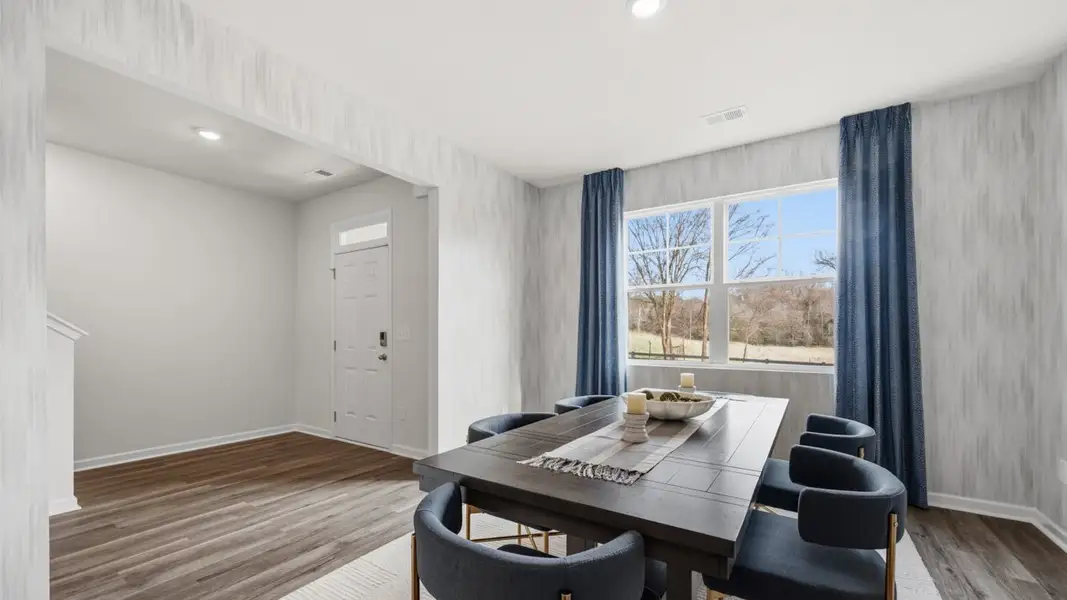 Furnished interior in a model home at Jackson Landing in Jefferson (Image 11). Furnished interior in a model home at Jackson Landing in Jefferson (Image 11).