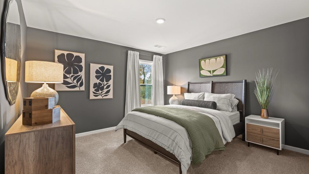 Furnished interior in a model home at Haven Abbey in Cumming (Image 60).