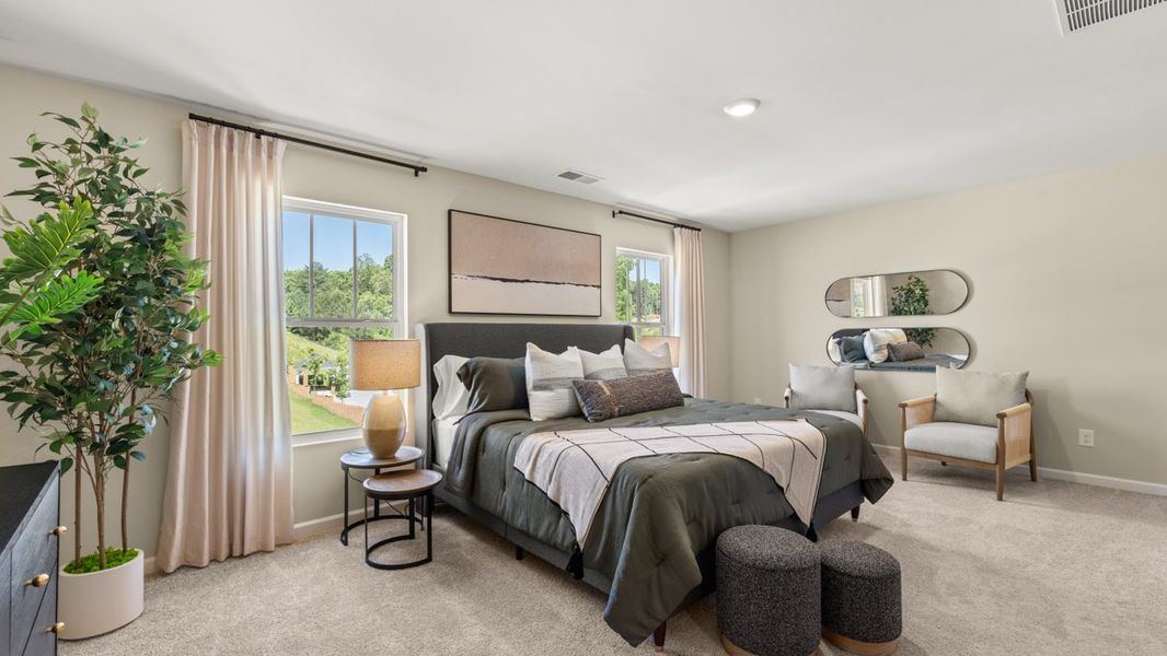 Furnished interior in a model home at Aurora Creek in Dallas (Image 27). Furnished interior in a model home at Aurora Creek in Dallas (Image 27).