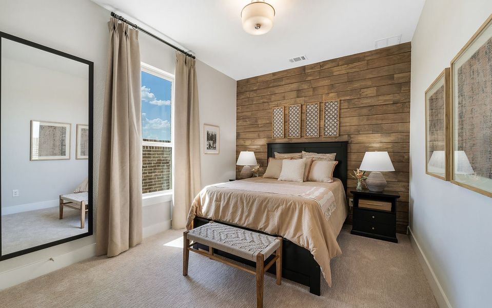 Furnished interior in a model home at Westridge in McKinney (Image 24).