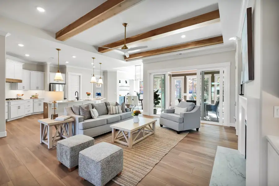 Furnished interior in a model home at Landfall in Wilmington (Image 4). Furnished interior in a model home at Landfall in Wilmington (Image 4).