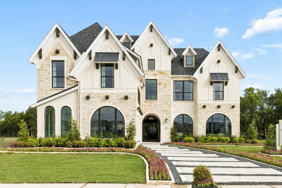 Front exterior of a home in the Creekside at Elevon community, located in Lavon, TX (Image 5). Front exterior of a home in the Creekside at Elevon community, located in Lavon, TX (Image 5).