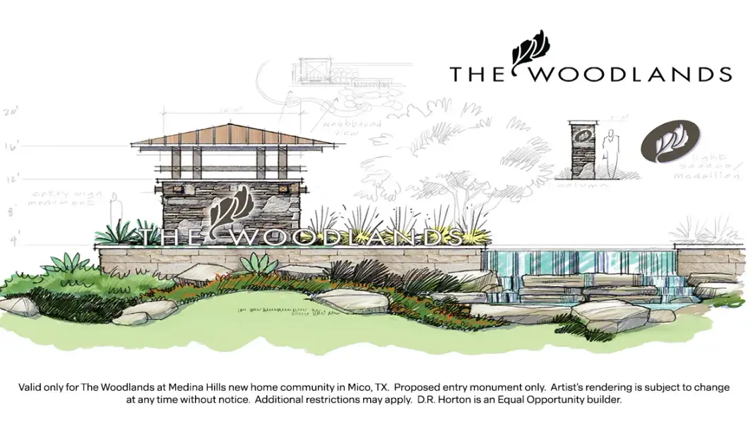 Image 41 of the The Woodlands at Medina Hills community in Mico, TX.