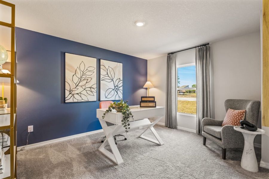 Furnished interior in a model home at Spring Hill in Spring Hill (Image 7).