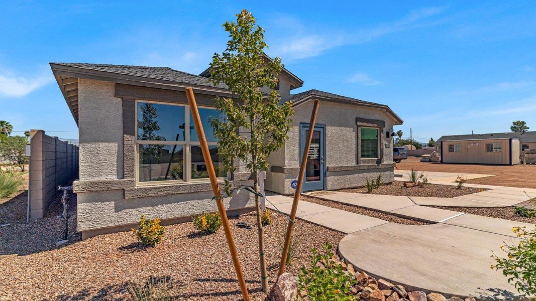 Front exterior of a home in the Senita Crossing community, located in Tucson, AZ (Image 2).