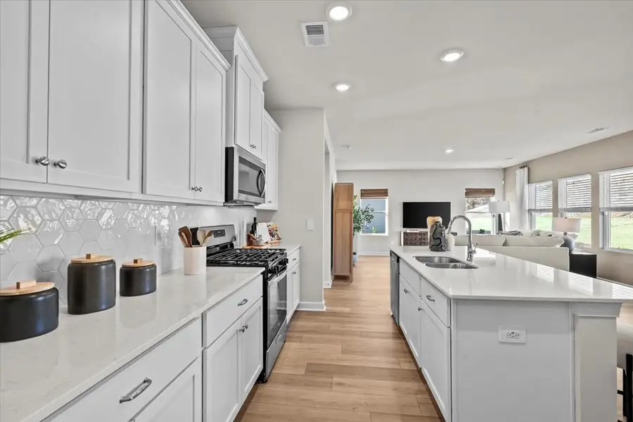 Furnished interior in a model home at Shiloh Valley in Piedmont (Image 3).