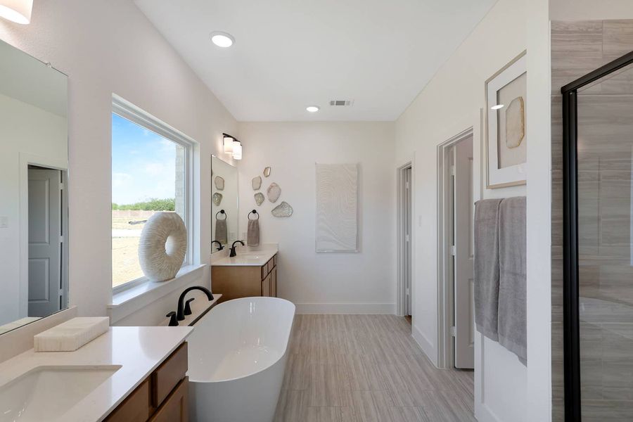 Furnished interior in a model home at Paloma Trails in Decatur (Image 7).