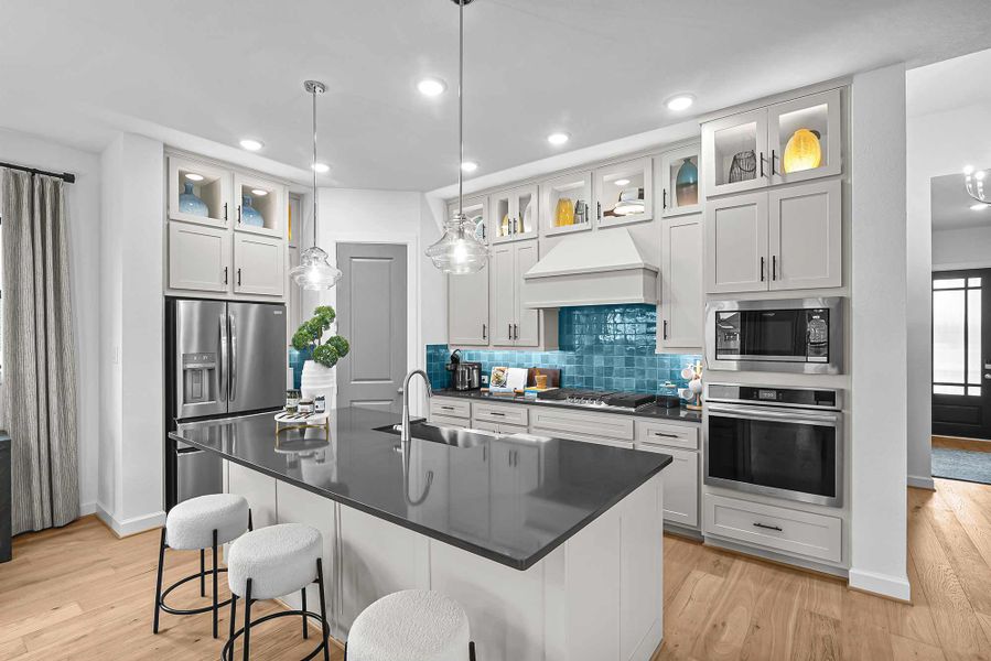 Furnished interior in a model home at Grange 45' Homesites in Katy (Image 7). Furnished interior in a model home at Grange 45' Homesites in Katy (Image 7).