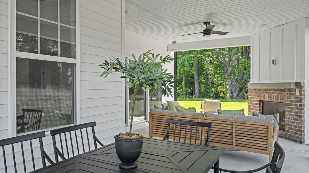 Furnished interior in a model home at Provisions at Courtland in Sanford (Image 25).