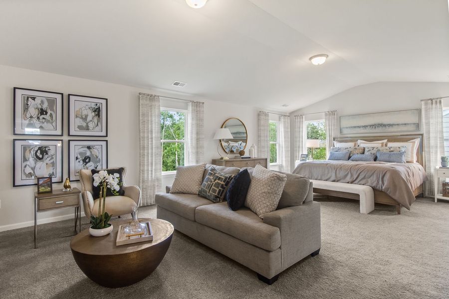 Spacious Primary Suites on Main Level in Most Plans