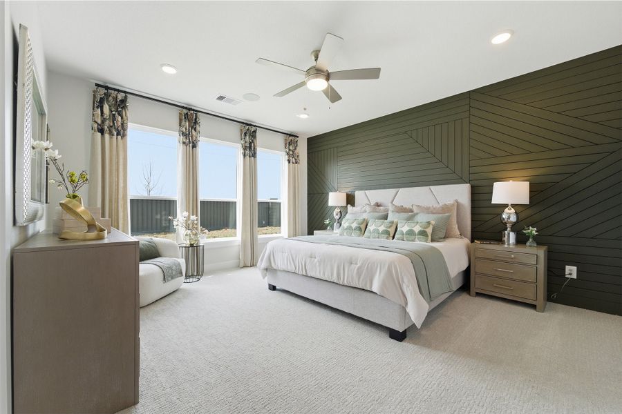Furnished interior in a model home at Sundance Cove in Crosby (Image 24).