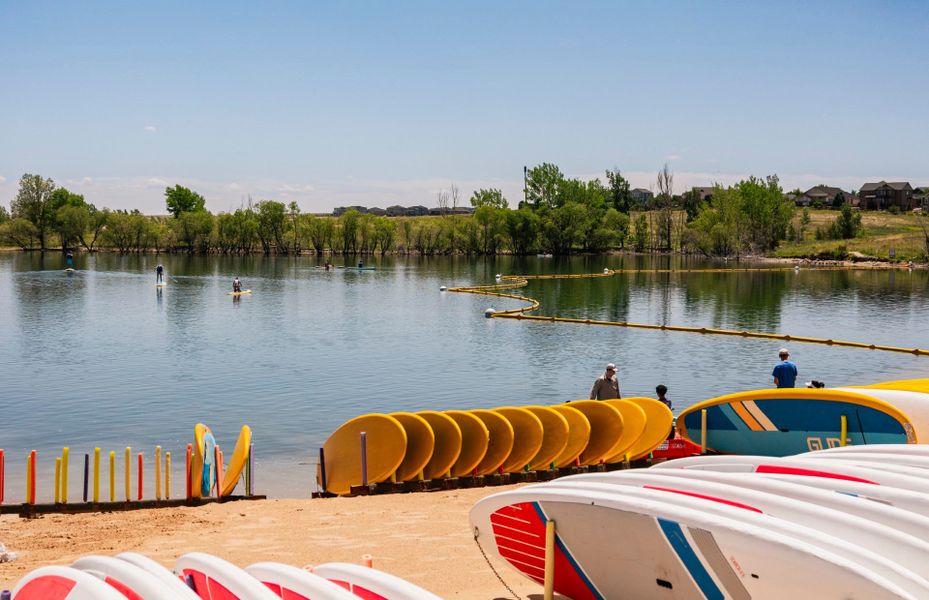 Paddle Boarding at Aurora Res. Paddle Boarding at Aurora Res.