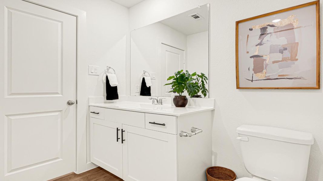Furnished interior in a model home at Blue Heron Estates in Beasley (Image 5).