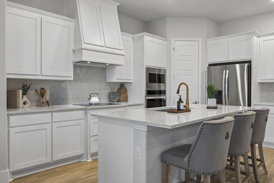 Furnished interior in a model home at The Arbors Midlothian in Midlothian (Image 3).