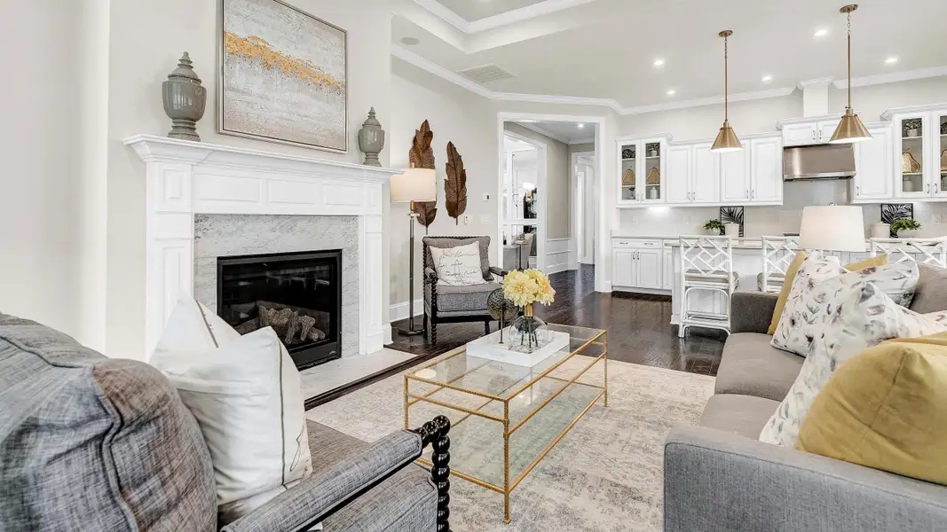 Furnished interior in a model home at Cresswind at Rocky River - OPEN 2026 in Locust (Image 7). Furnished interior in a model home at Cresswind at Rocky River - OPEN 2026 in Locust (Image 7).