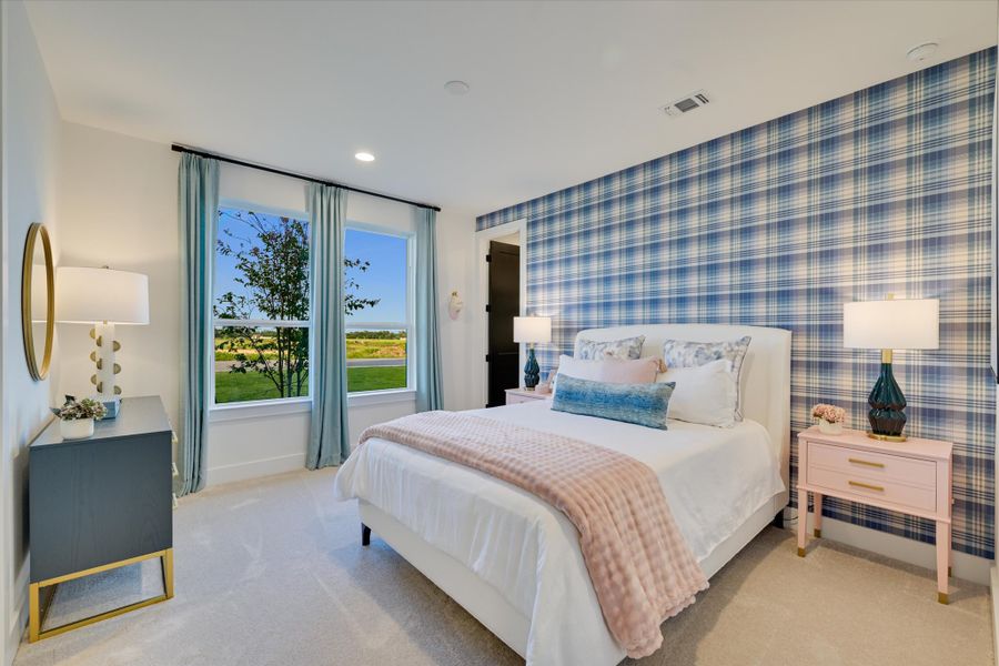 Furnished interior in a model home at Leander Estates in Leander (Image 49).