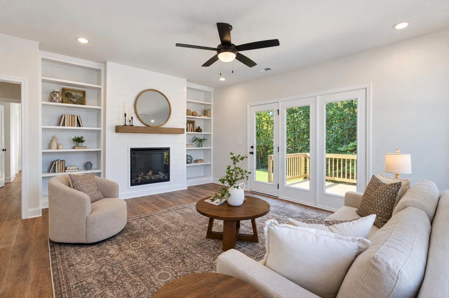 Furnished interior in a model home at Riverwood Ranch in Clayton (Image 7).