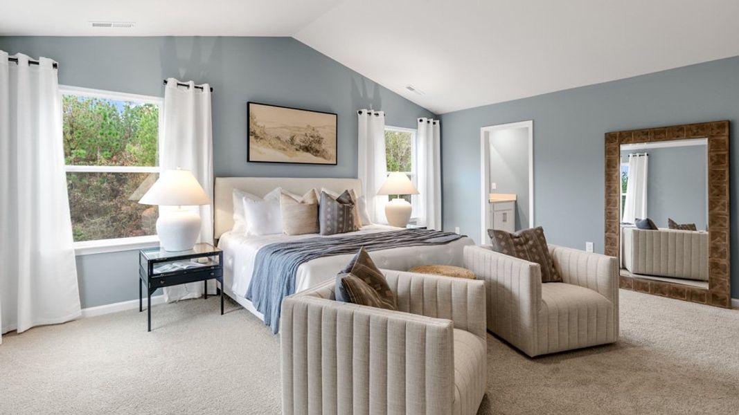 Furnished interior in a model home at Mason Ridge in Spring Lake (Image 23).