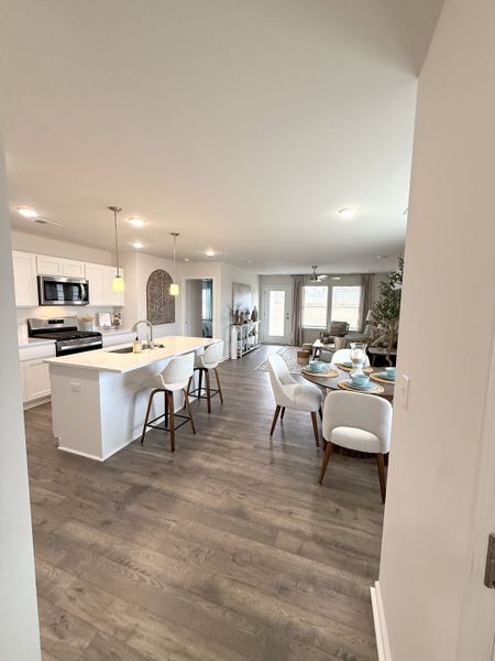 Furnished interior in a model home at Victorywoods Village in Columbia (Image 3).