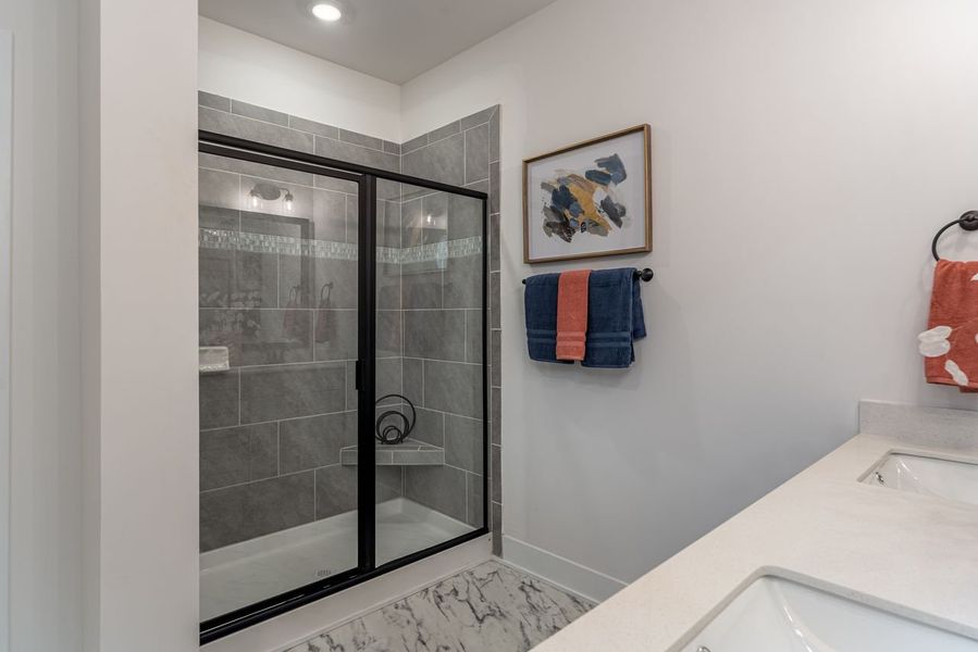 Furnished interior in a model home at Kerns Ridge in Salisbury (Image 18). Furnished interior in a model home at Kerns Ridge in Salisbury (Image 18).