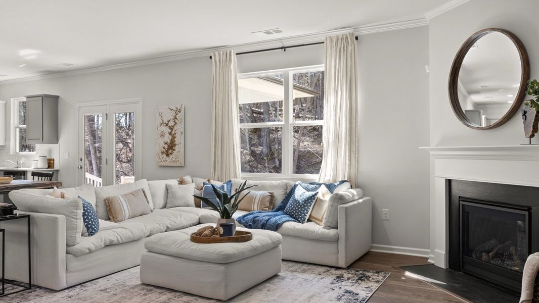 Furnished interior in a model home at Falcon Landing in Gainesville (Image 33).