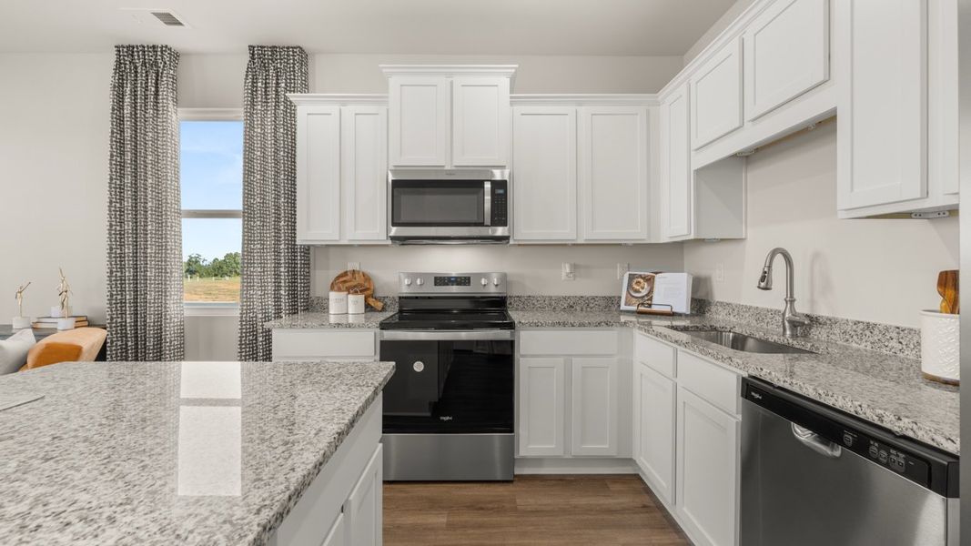 Furnished interior in a model home at Weatherstone in Grovetown (Image 3).