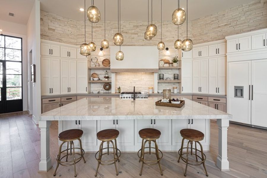 Furnished interior in a model home at Fulshear Run in Fulshear (Image 20).