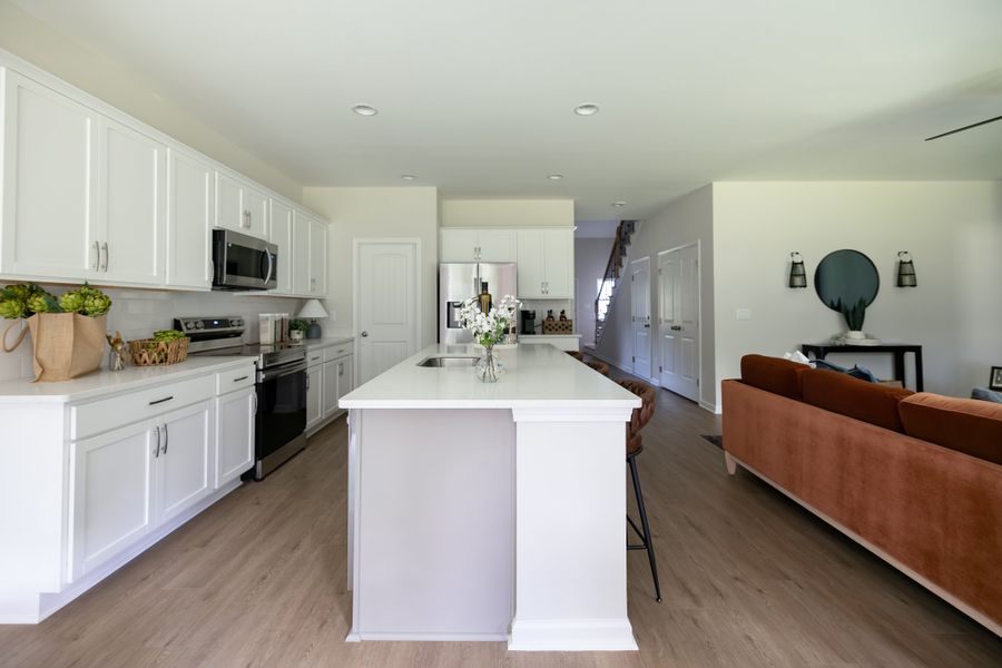 Furnished interior in a model home at Majestic Oaks in Brunswick (Image 7). Furnished interior in a model home at Majestic Oaks in Brunswick (Image 7).