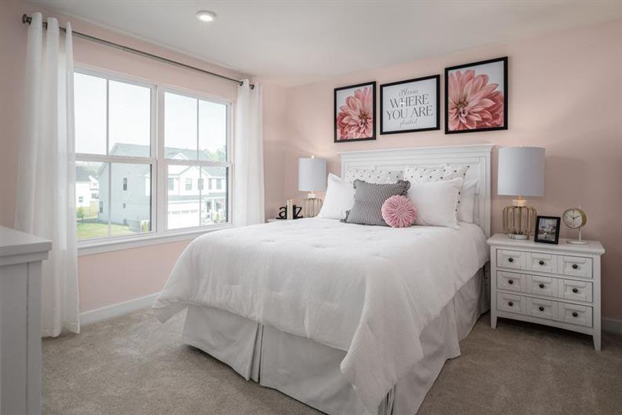 Furnished interior in a model home at Kelton in Charlotte (Image 9). Furnished interior in a model home at Kelton in Charlotte (Image 9).