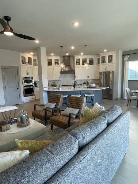 Furnished interior in a model home at Encore - Restore at Carolina Park - Tradition Series in Mount Pleasant (Image 42).