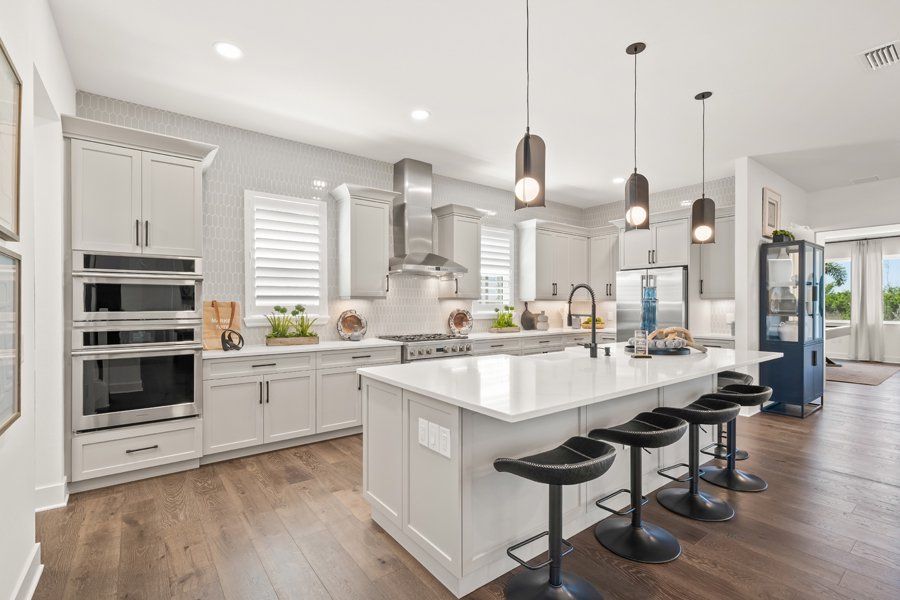 Furnished interior in a model home at Palmera at Wellen Park in Venice (Image 15).