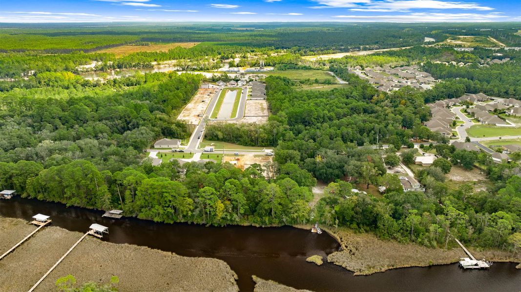 Natural surroundings and green spaces near Holley Grove at Peach Creek - Waterfront Homes in Santa Rosa Beach, FL (Image 9).