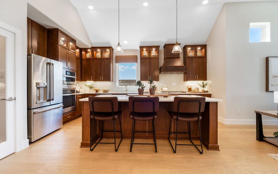 Furnished interior in a model home at Westridge in McKinney (Image 13).