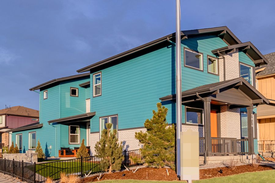 Exterior details of a home in Painted Prairie, Aurora (Image 19).