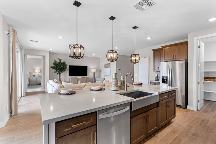 Furnished interior in a model home at Legacy Place in Glendale (Image 17).